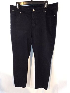 Talbots Size 16P Ankle Black Denim Jeans Heritage Jeans